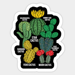 Cactus Lover Women Succulent Plants Gifts Cactus Sticker